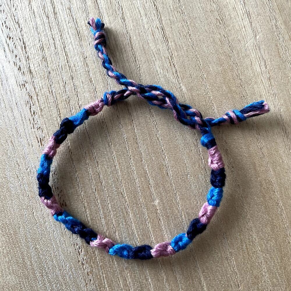 Ginerva Bracelet anklet trendy comfortable tie embroidery thread woven gift